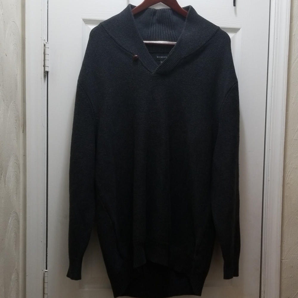 Men's 2XLT Cowl Neck Sweater